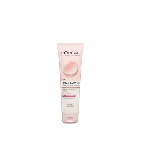 L'Oreal Paris Fine Flowers Gel-Cream Wash Sensitive 150ml