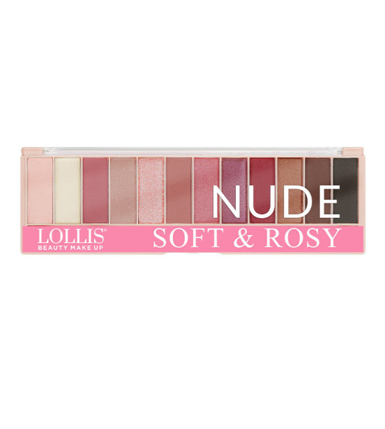 Lollis - Nude Soft & Rosy Eyeshadow Palette