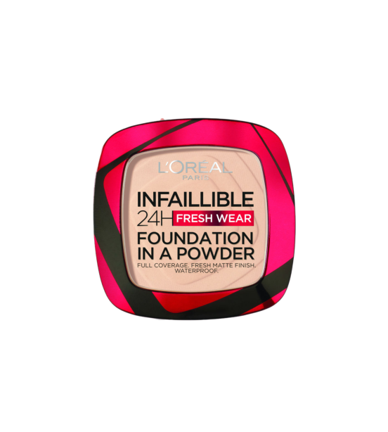 L'Oréal - INFAILLIBLE 24H Fresh Wear Foundation - Powder face foundation - 9 g